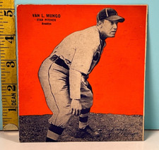 1936 Wheaties Cereal Box Panel Series 3 - Van Lingo Mungo Brooklyn Dodgers