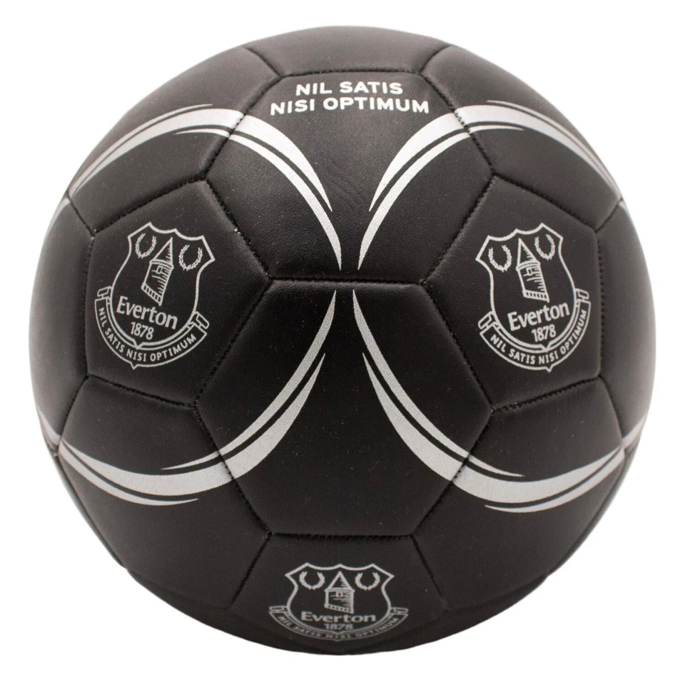 Everton FC Offizielles Phantom schwarz Fußball Größe 5/Größe 1 EFC Geschenk