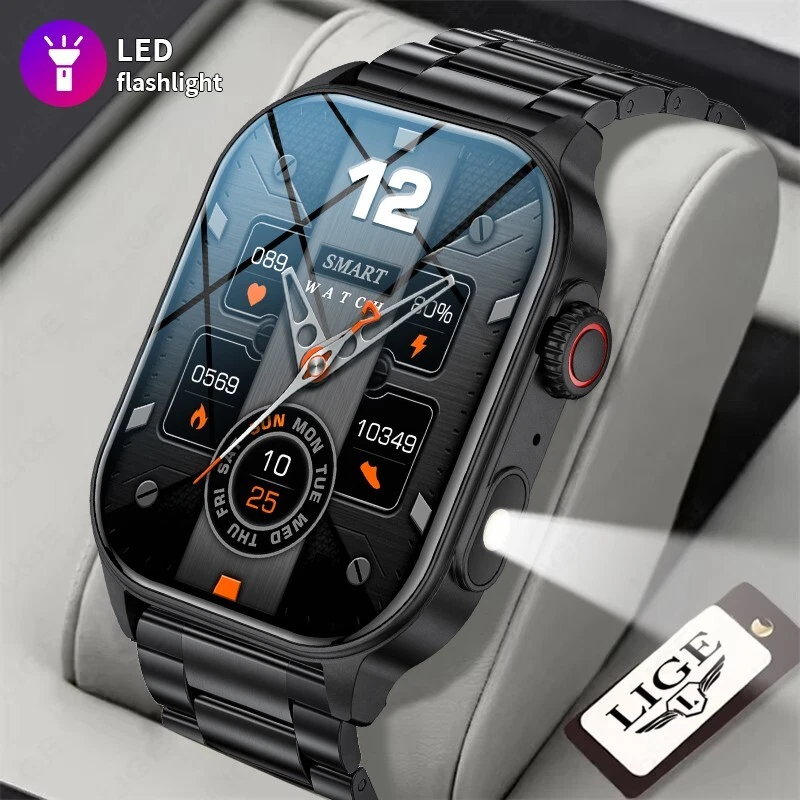Military Smart Watch Men Women Answer/Make Call Waterproof Heart Rate Fitness