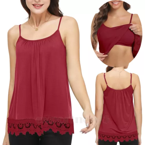 Women Plus Size Tank Tops Loose Casual Summer Top Pleated Flowy Adjustable Strap - Picture 44 of 55