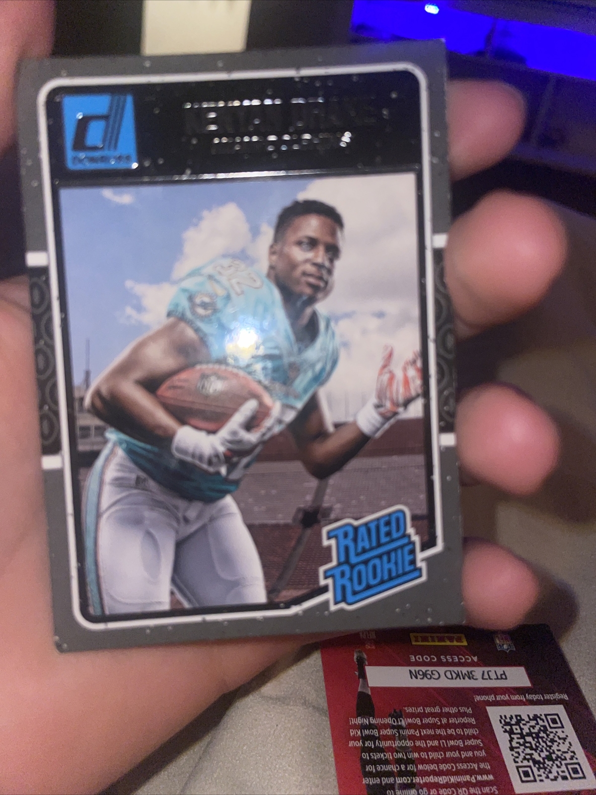 2016 Panini Donruss Optic KENYAN DRAKE RATED ROOKIE Football Card RC #381