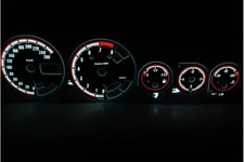 Alfa Romeo 156 design 1 glow gauges dials plasma dials kit tacho glow dash shift