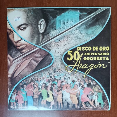 Orquesta Aragon    Disco De Oro 50 Aniversario Orquesta Aragon Vinyl LP Latin 