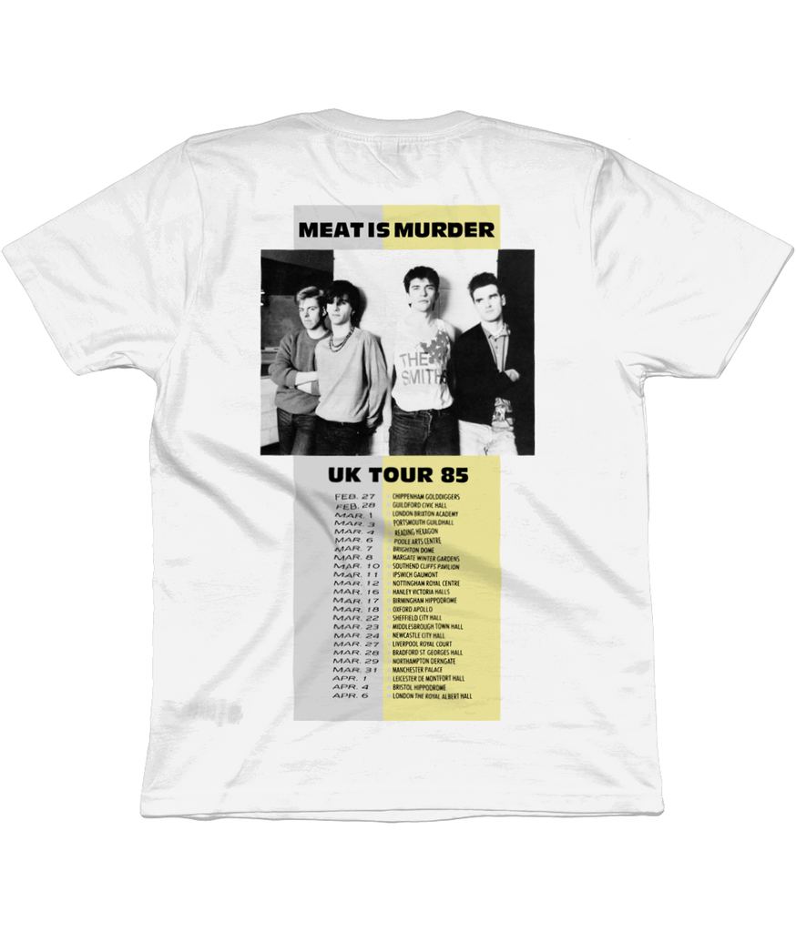 The Smiths - Meat Is Murder Tour 1985 - Pale Yellow -Organic T