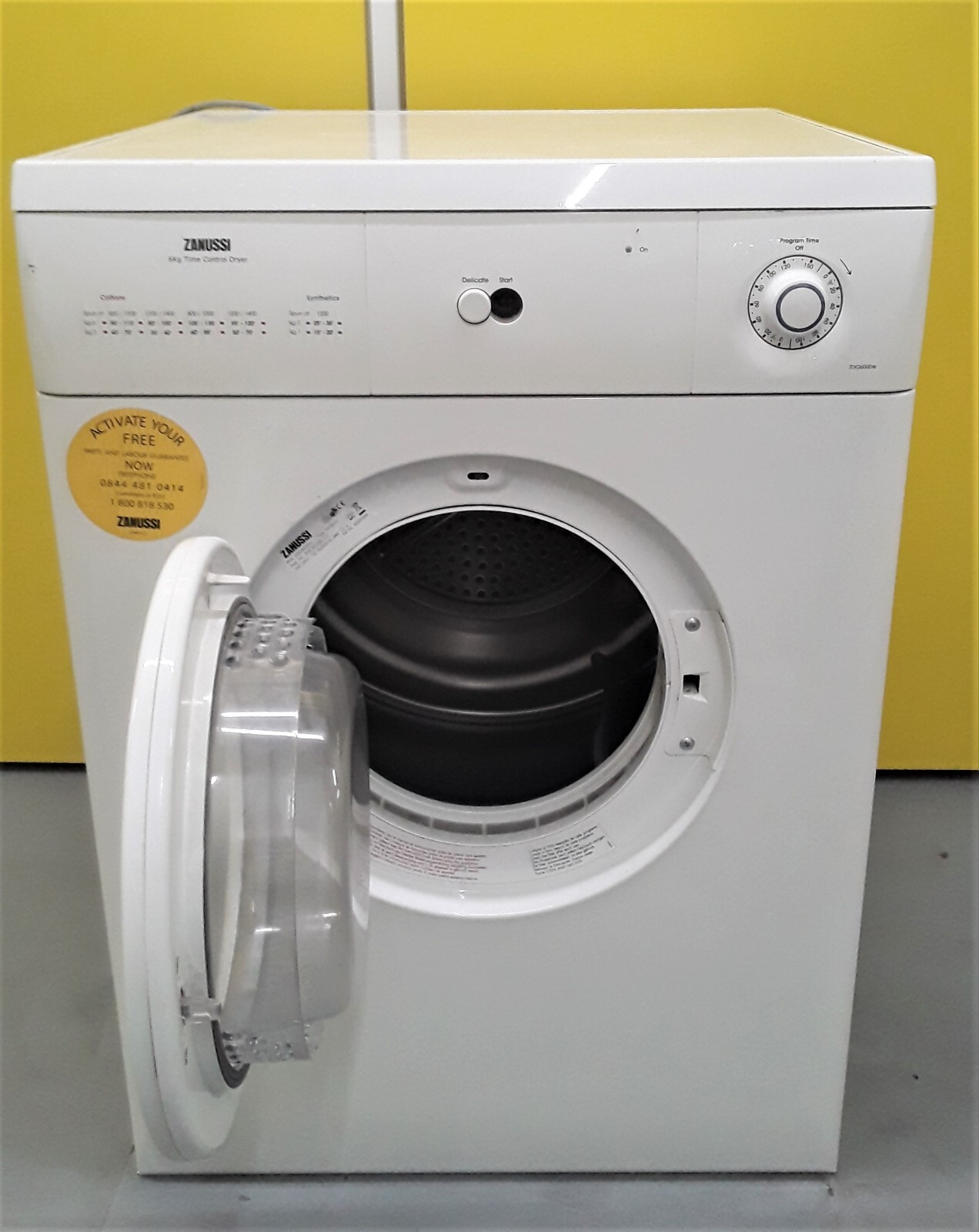Zanussi 6kg Vented Tumble Dryer eBay