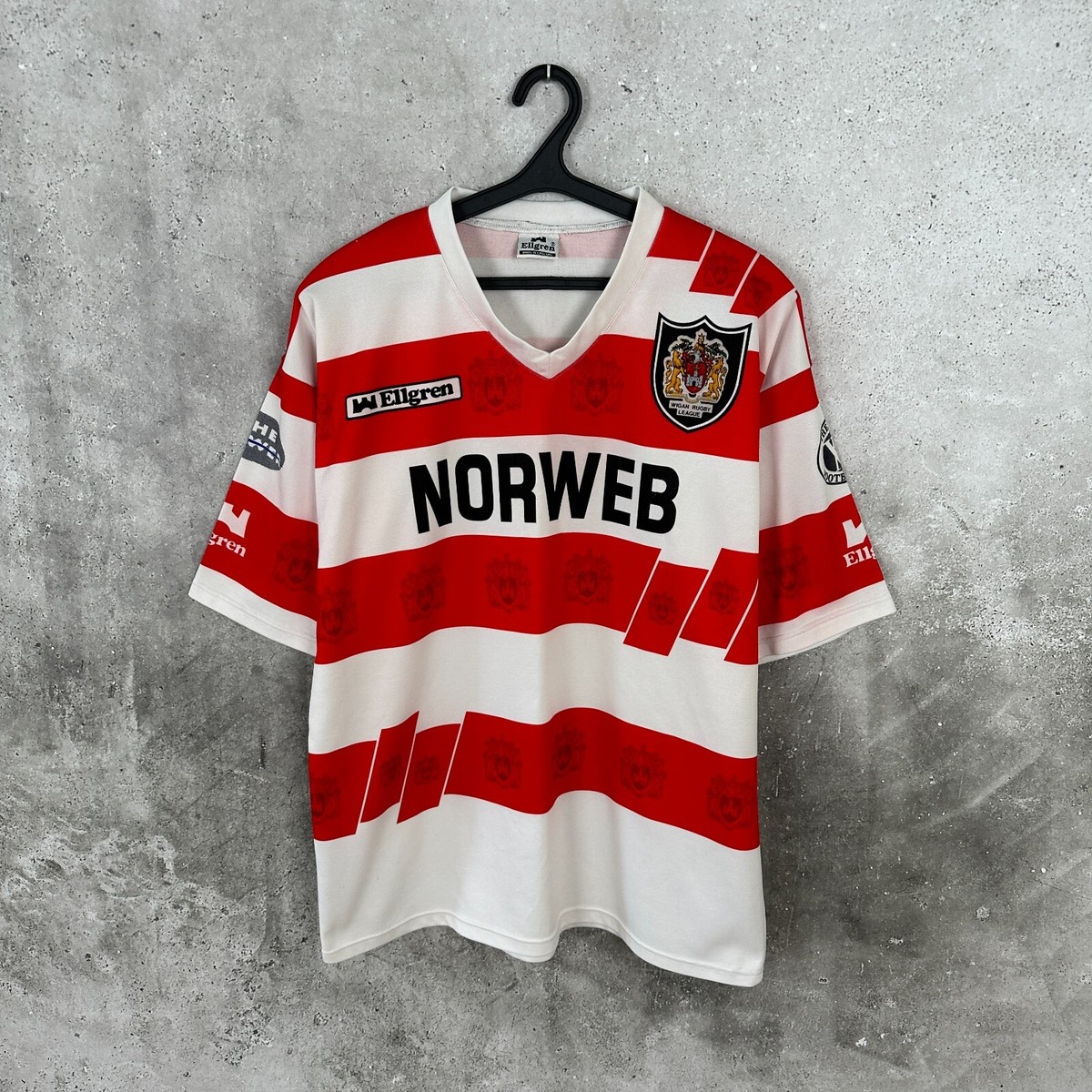 ウィガン ウォリアーズ ラグビーリーグ ホームシャツ 1990/1992 WIGAN WARRIORS 1990 1992 HOME RUGBY LEAGUE SHIRT VINTAGE