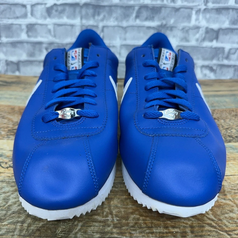Nike Cortez NBA SE BlueWhite Black Running Shoes CI1047-400 Mens Size 14 Rare - Image 3 of 4