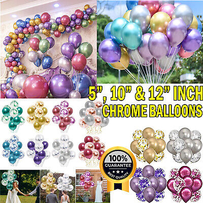 10-100 12" PEARL Metallic BALLOONS BALLON helium BALOON Birthday WeddingParty
