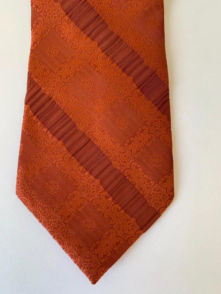 HOLLY GREEN Vintage Mens Stripe Wide 11.5cms Neck Tie Made in Australia - image 2 of 4