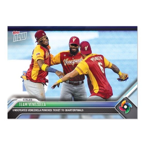 2023 Topps Now WBC-46 TEAM VENEZUELA