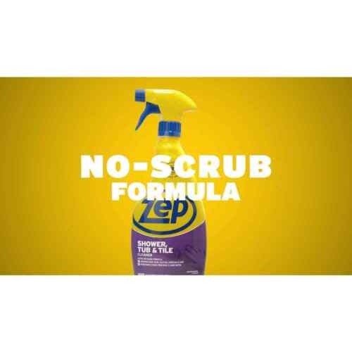 ZEP 32 oz. Shower Tub and Tile Cleaner Remove Soap Scum Calcium Limescale ZUSTT3 - Picture 3 of 8