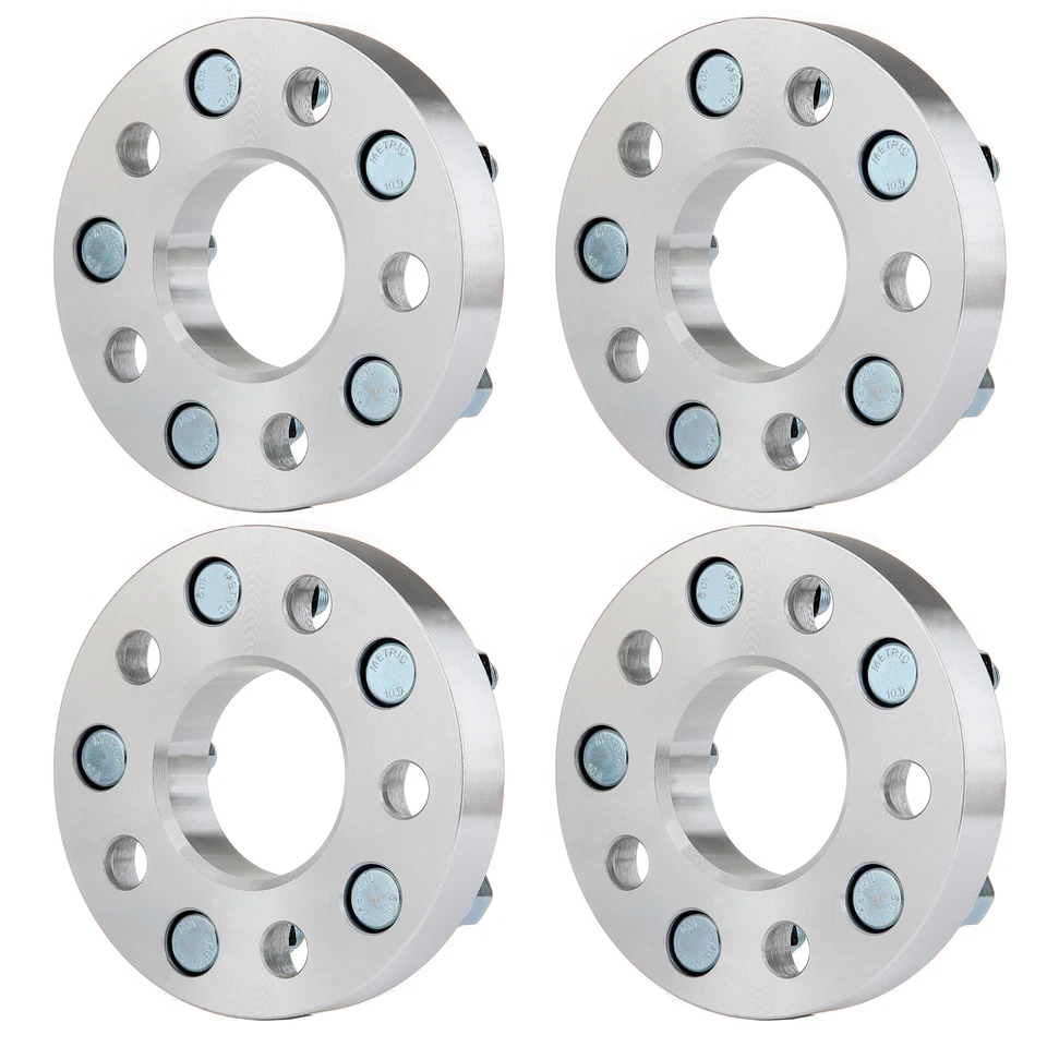 4 Pcs 1" 5x110 to 5x114.3 Wheel Apdaters 12x1.5 For Chevrolet Cobalt 2005-2010 - Изображение 4 из 4