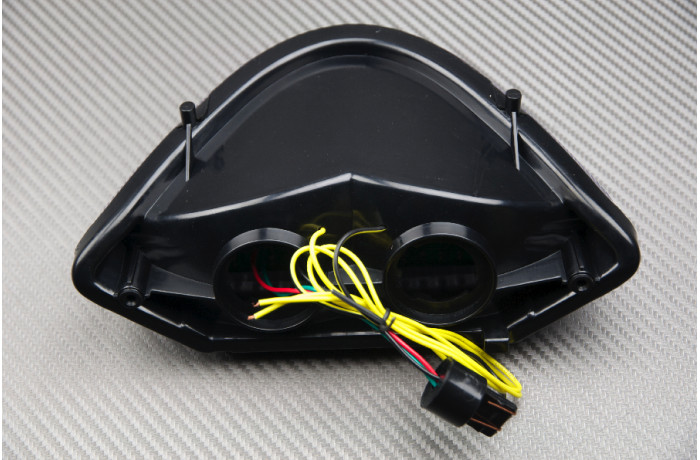 Feu arrière LED transparent moto Honda Hornet 600 CB600F 2005 2006 optique clignotant - 3