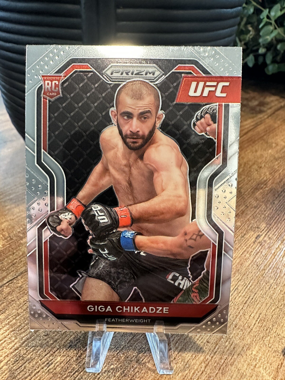 Giga Chikadze Prizm Base Rookie - 2021 Panini Prizm UFC Debut Edition #72 RC