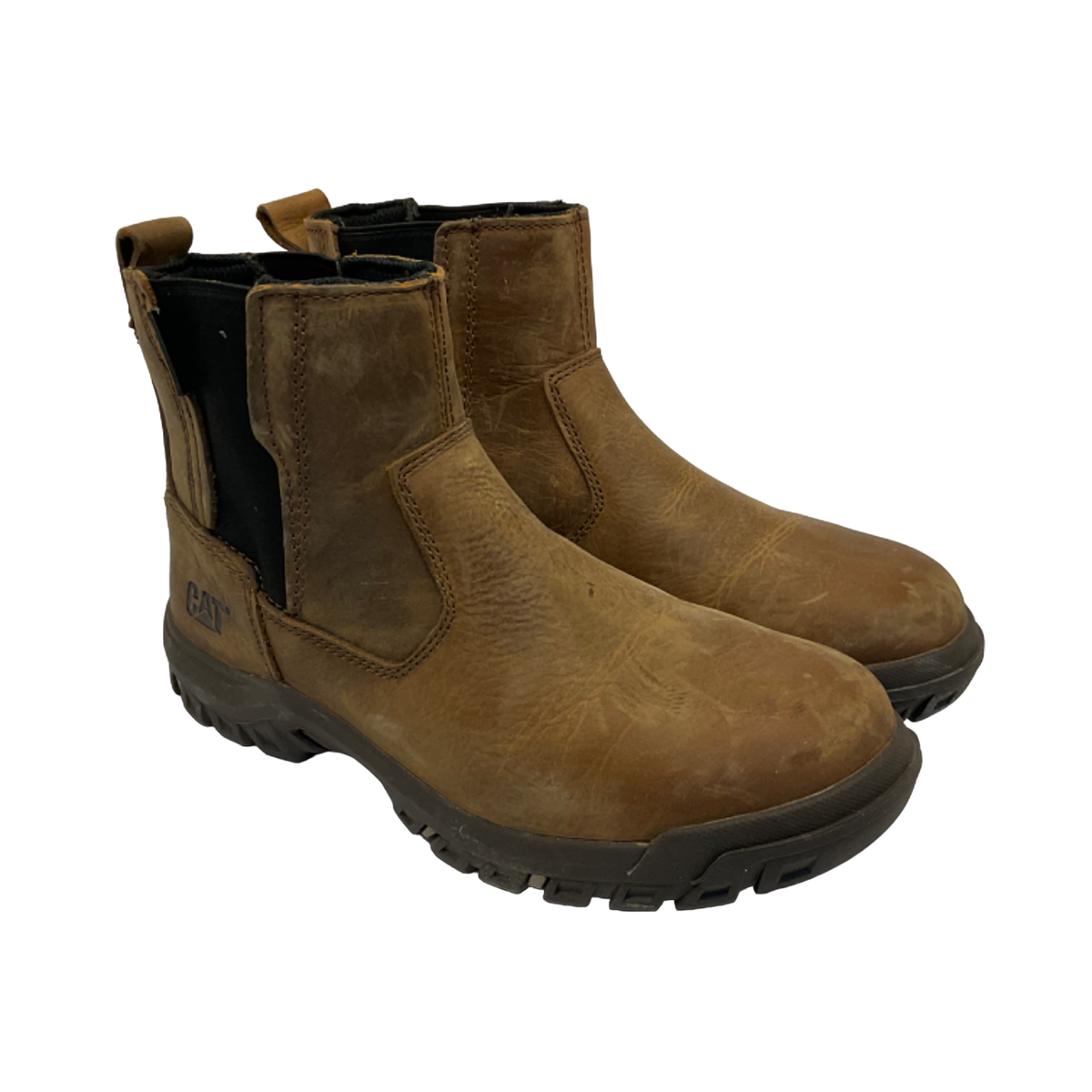 Caterpillar Women's Abbey Steel Toe Slip-On Work Boots P310912 Butterscotch  7M