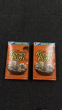 KAWS Reese’s Puffs Lot of Two(2) Family Size Sealed With Minor Scuff RARE