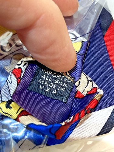 Silk Necktie - Proud to Serve - 54" Civil Service Career Moose International - Picture 8 of 9