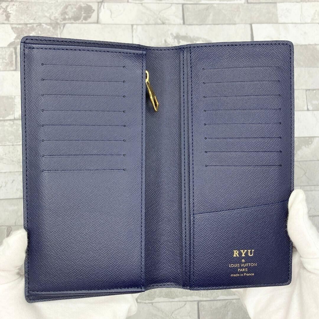 Louis Vuitton Portefeuille Brazza NM Monogram Bleach Denim Louis Vuitton Portefeuille Brazza NM Monogram Bleach Denim