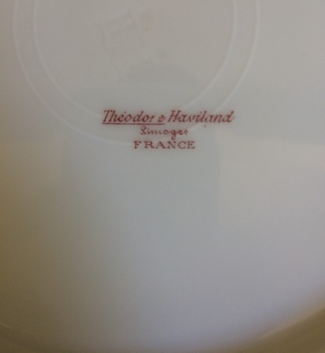 Theodore Haviland Limoges Sch. 860A Pink Roses Gold Trim Relish Bowl / Dish - Picture 3 of 3