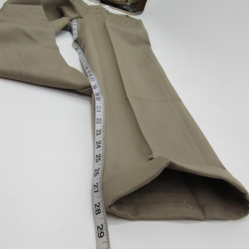 Kilgour, French and Stanbury Mens Dress Pants Men 32 x 28 Tan Flat Front - Bild 9 von 10