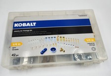 Kobalt 1/4-in. Jobsite Air Fittings Kit 42pc Brand New