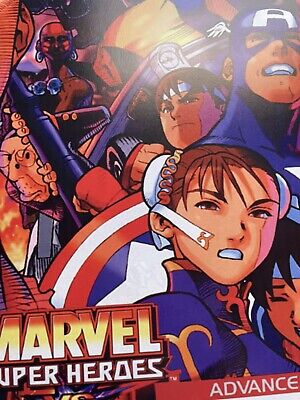 Marvel Super Heroes Vs Street Fighter Poster 12x16 Marvel Super Heroes Vs Street Fighter Poster 12x16
