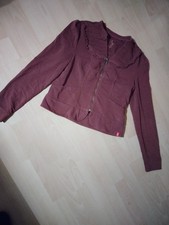 Schöner Blazer Sweatjacke Strickjacke EDC Esprit Gr. L 38/40/42 weinrot 😃