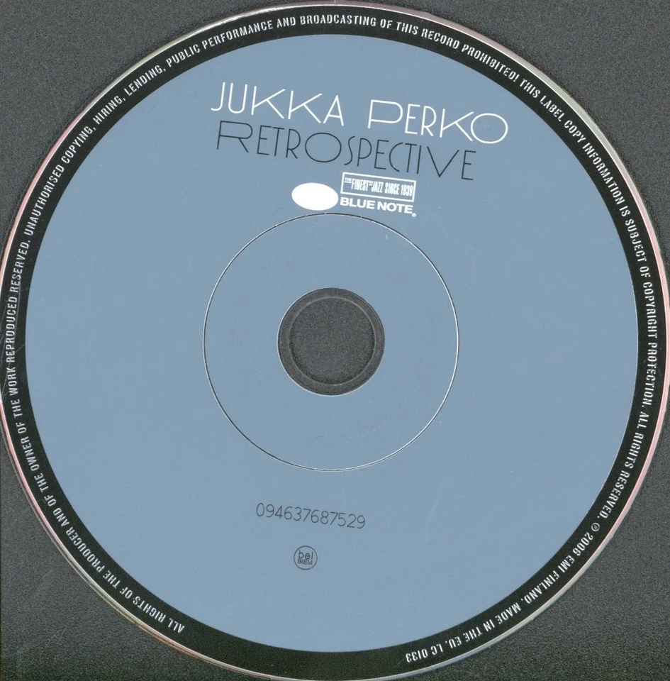 Jukka Perko Retrospektive CD Finnland Blue Note 2006 Mit Booklet Im Digipak - Bild 3 von 3