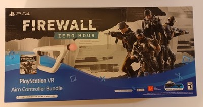 PlayStation VR Aim Controller Firewall Zero Hour Bundle PS4/PS5 With Game Disk