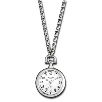 Regent Herren Taschenuhr Analog Gehäuse silber URP766