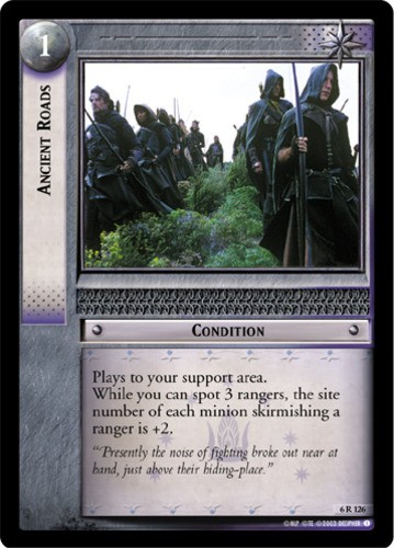 Ancient Roads - Alternate Image - Foil Mint/Near Mint LOTR: Ents of Fangorn (Foi