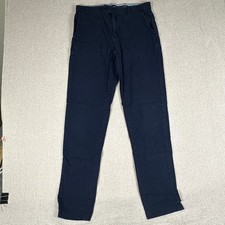 Brooks Brothers Milano 32x34 Navy Textured Dress Pants