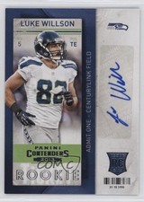 2013 Panini Contenders Luke Willson #162 Auto 7eo