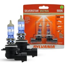 Sylvania 9006 Silverstar Ultra Halogen Brightest Highlow Headlights 2pk
