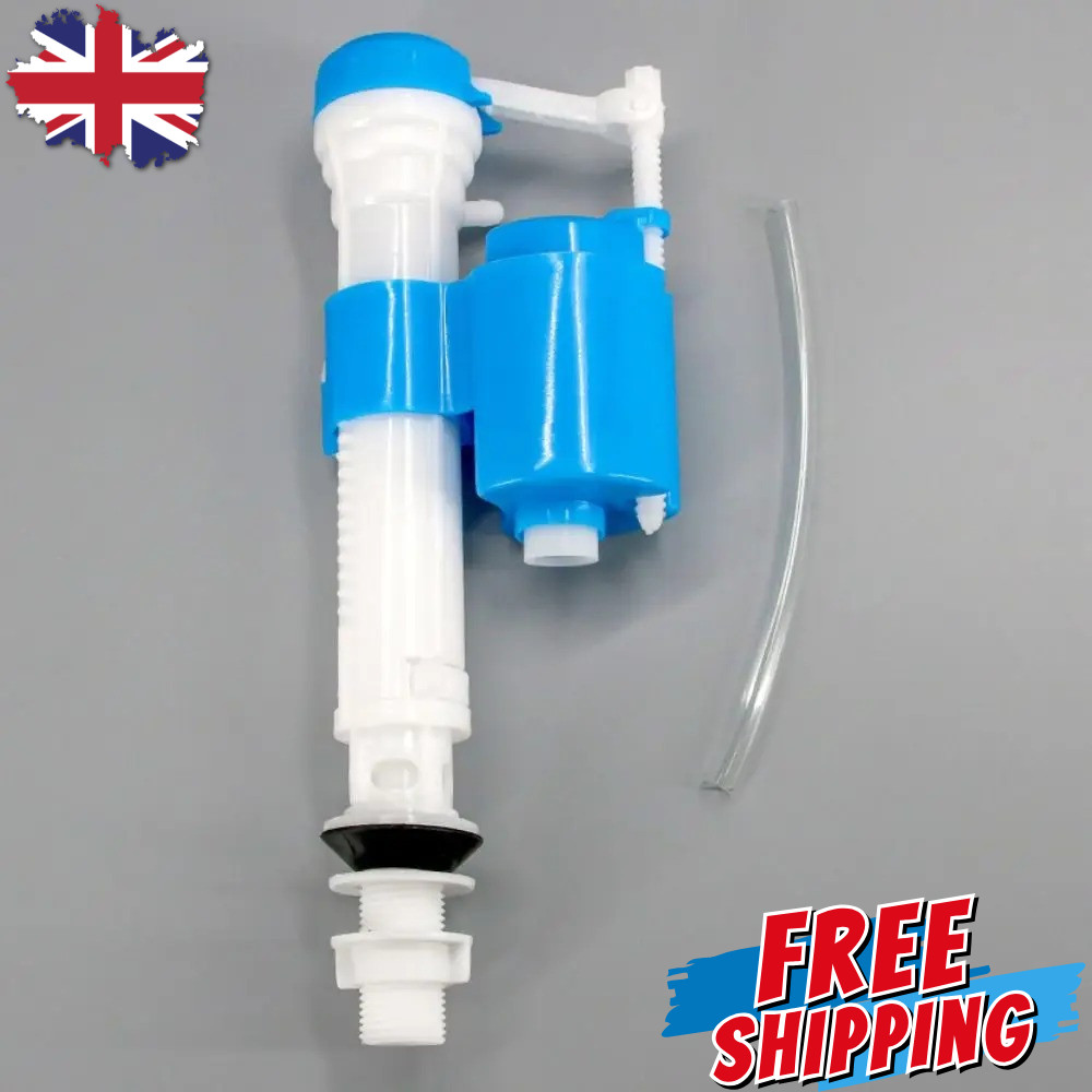 Toilet Cistern Valve Fill 1/2"" Brass Inlet Bottom Entry Plastic Float Flush WC