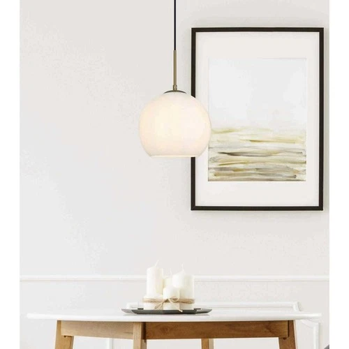 Living District LD2213SG Baxter 1 Light 10 inch Satin Gold Pendant Ceiling Light - Picture 2 of 10