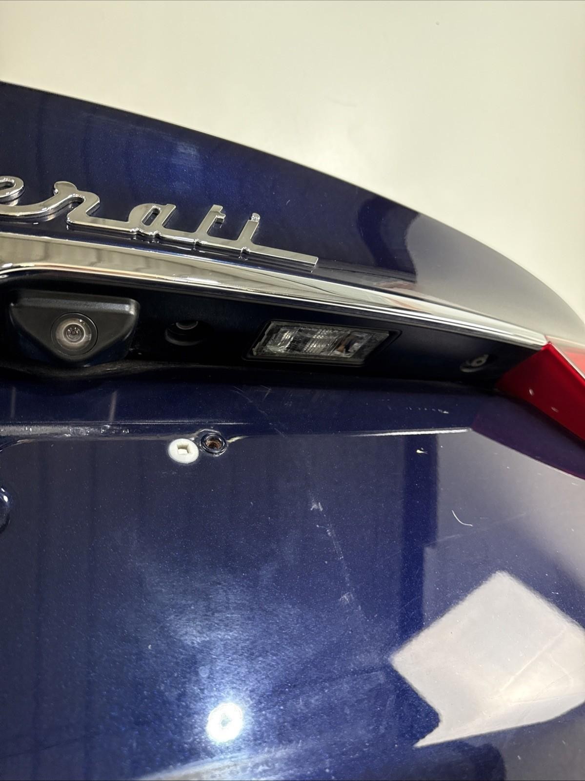 14-21 Maserati Quattroporte S Q4 Rear Trunk Lid Decklid Camera Inner Lights NICE