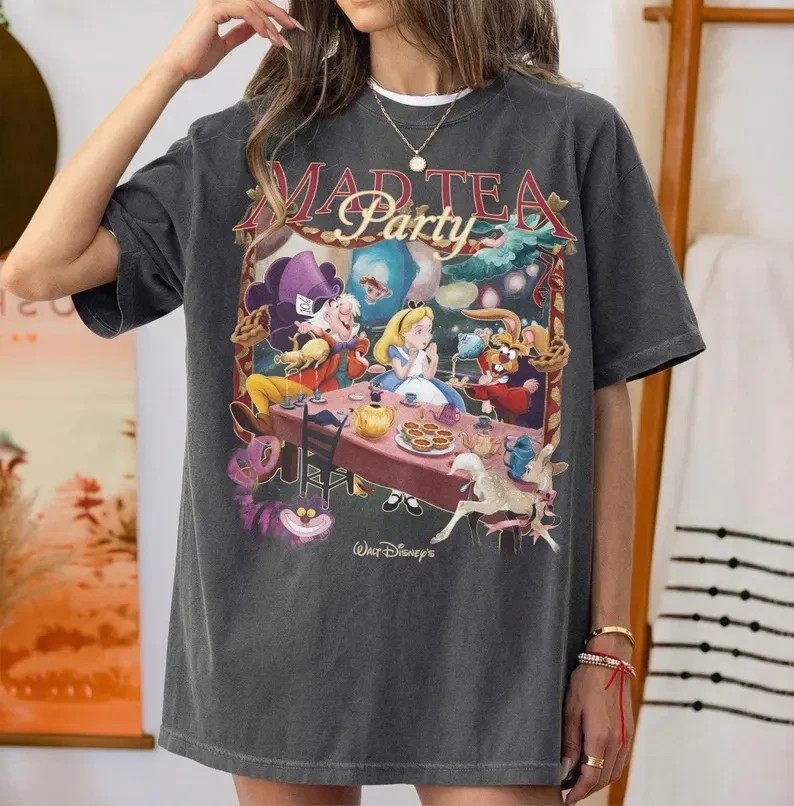 Alice in Wonderland Mad Tea Party Shirt, Princess Alice Shirt