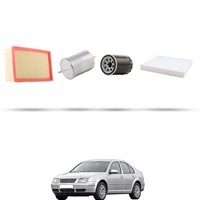 Hoffcar Wartungskit - 4 Filter Kompatibel Mit VW Bora 1.6 74KW Ab 1998