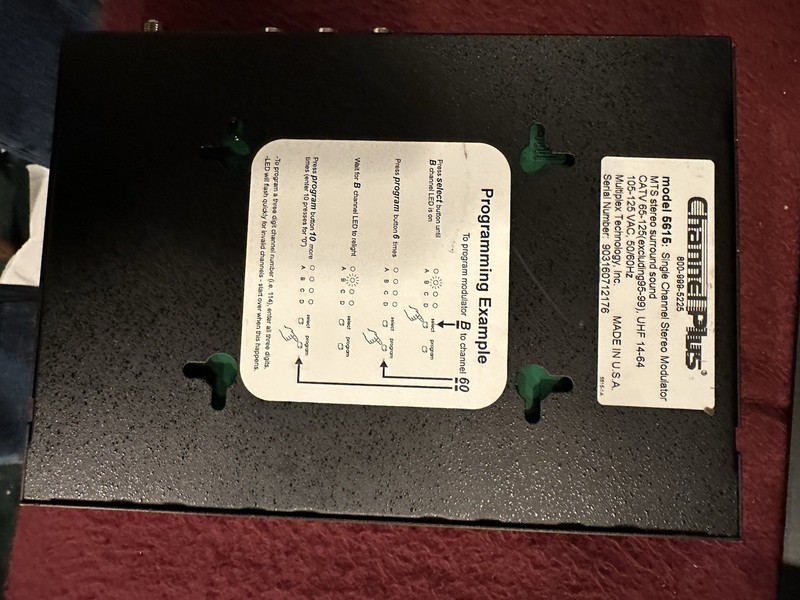 Channel Plus 5615 Stereo Modulator
