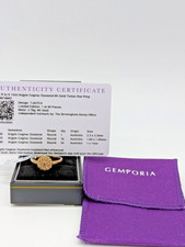 9ct Yellow Gold & Argyle Cognac Diamond Ring - Size R1/2