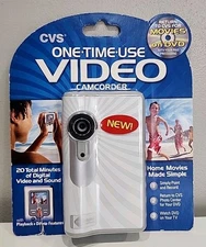 Vintage CVS One Time Use Video Camcorder New Old Stock - Sealed