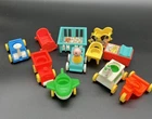 Vintage Fisher Price Toys Little People Nursery  accessories 11 pc Play Family