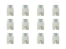 Railrax Shelving Rail Stops - Glenn Snyder Shelving Pack of 12 