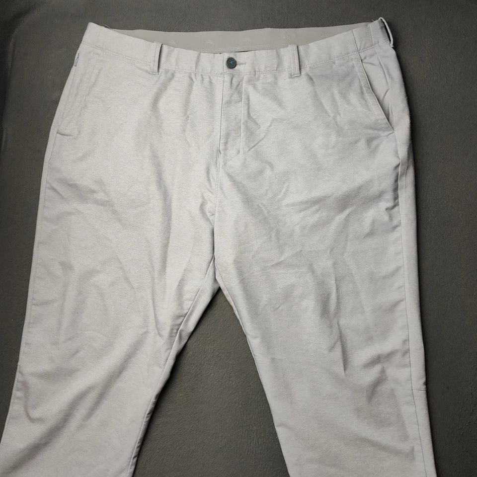 Pantalones Tommy Bahama Para Hombre 42x30 Gris Claro Rendimiento Golf Elastizados Viaje Informales Foto 2 de 4