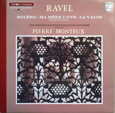 Ravel Boléro - Ma Mère LOye - La Valse GATEFOLD Philips Vinyl LP