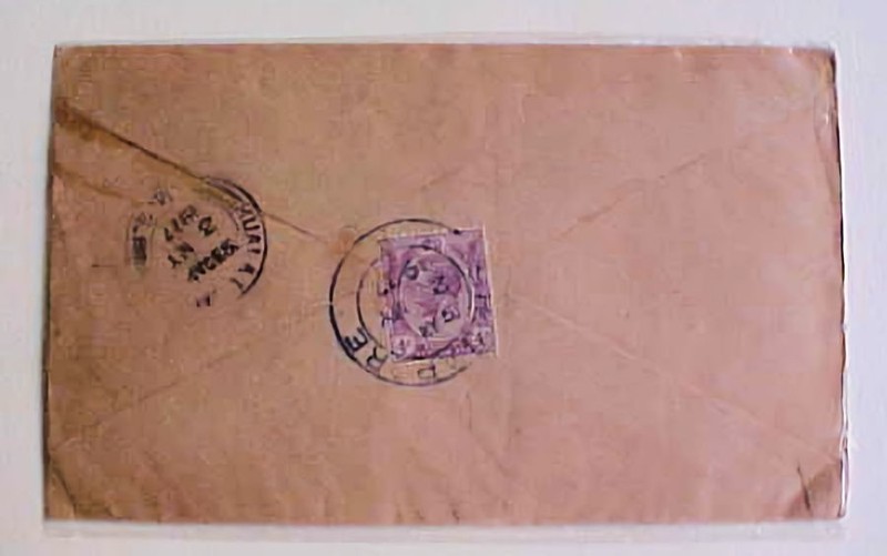 SINGAPORE   COVER 1927 B/S KUALA LUMPUR FORWARDED