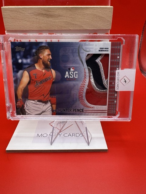 1/1 One Of One 2019 Topps Hunter Pence All Star Jumbo Patch Relic Texas Rangers