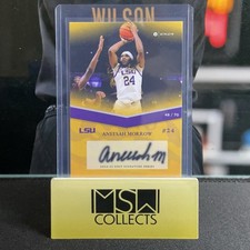 2024-25 ONIT Athlete NIL LSU WBB #S-8 Aneesah Morrow Signature Series Auto /70