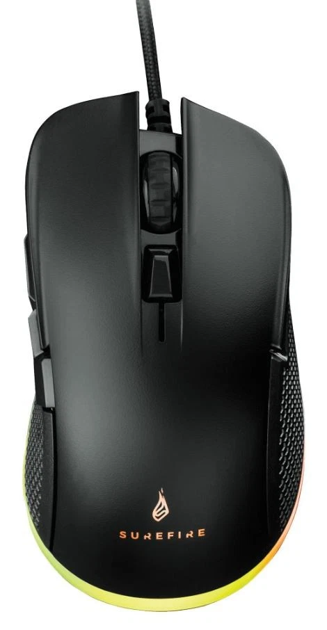 SUREFIRE - Buzzard Claw Tetikus Permainan 6 Butang RGB, Hitam - Image 3 of 4